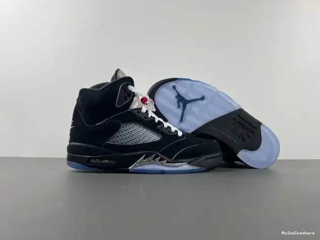 MaikeSneakers HF3975-001 Reimagined Air Black Jordan 5 Metallic 0611